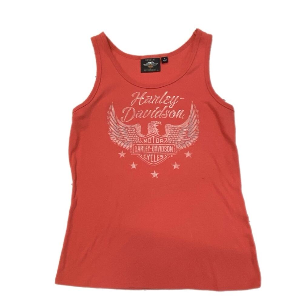 Harley Davidson Women’s Pink Eagle Graphic Tank Top